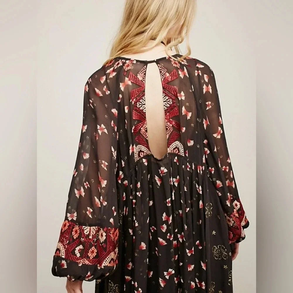 Free People Viceroy Printed Maxi - Picture 7 of 10